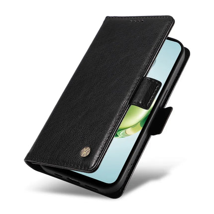 YIKATU YK-007 For Honor Play 60 Plus 5G / Play 9T / X7c 4G / 200 Smart 5G Case Side Buckle PU Leather Phone Cover Litchi Texture