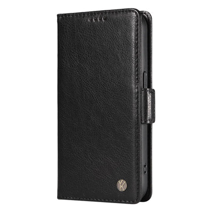 YIKATU YK-007 For Honor Play 60 Plus 5G / Play 9T / X7c 4G / 200 Smart 5G Case Side Buckle PU Leather Phone Cover Litchi Texture