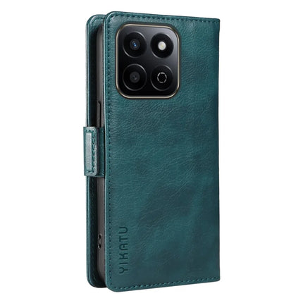 YIKATU YK-007 For Honor Play 60 Plus 5G / Play 9T / X7c 4G / 200 Smart 5G Case Side Buckle PU Leather Phone Cover Litchi Texture