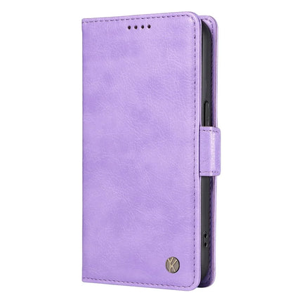 YIKATU YK-007 For Honor Play 60 Plus 5G / Play 9T / X7c 4G / 200 Smart 5G Case Side Buckle PU Leather Phone Cover Litchi Texture