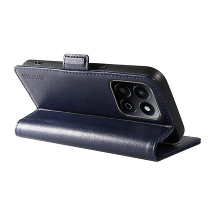 YIKATU YK-007 For Honor Play 60 Plus 5G / Play 9T / X7c 4G / 200 Smart 5G Case Side Buckle PU Leather Phone Cover Litchi Texture