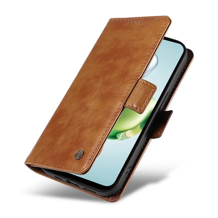 YIKATU YK-007 For Honor Play 60 Plus 5G / Play 9T / X7c 4G / 200 Smart 5G Case Side Buckle PU Leather Phone Cover Litchi Texture