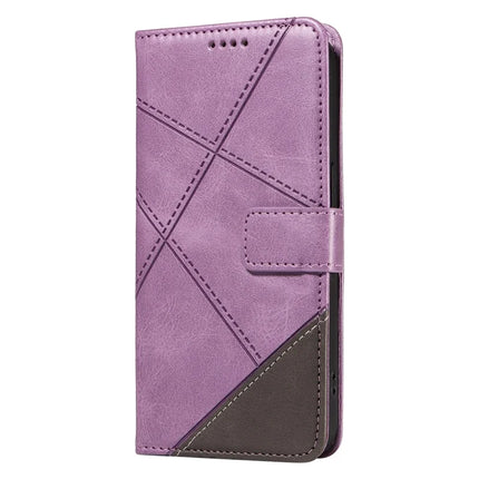 For Honor X5b / X5b Plus Leather Case Geometric Line Wallet Phone Cover
