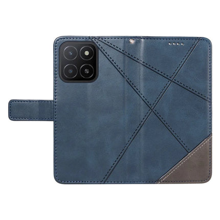 For Honor X5b / X5b Plus Leather Case Geometric Line Wallet Phone Cover