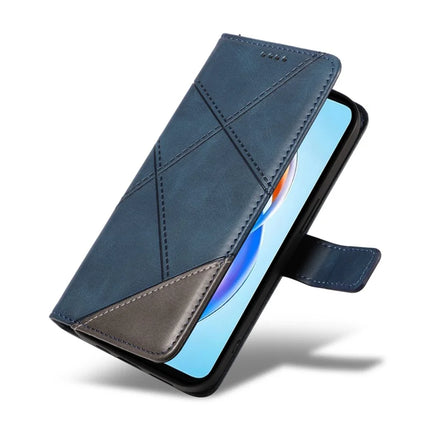 For Honor X5b / X5b Plus Leather Case Geometric Line Wallet Phone Cover