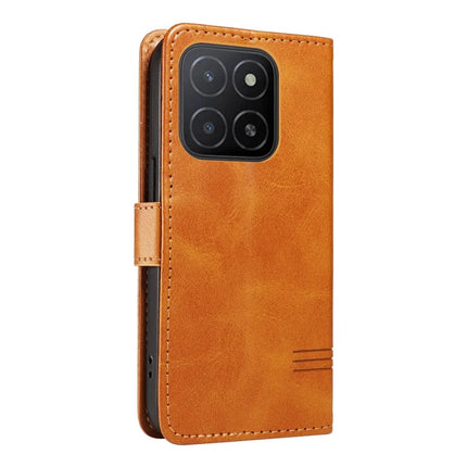 For Honor X5b / X5b Plus Wallet Phone Case T-Shape Lines Leather Cover