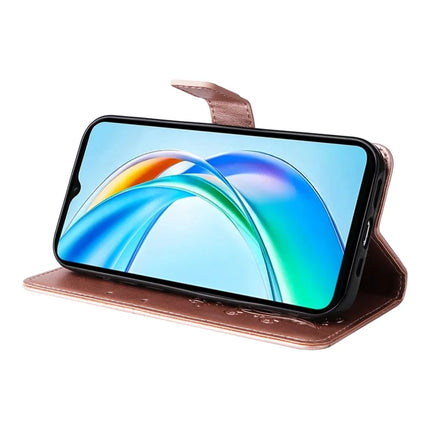 For Honor X5b / X5b Plus Case Butterfly Leather Phone Cover
