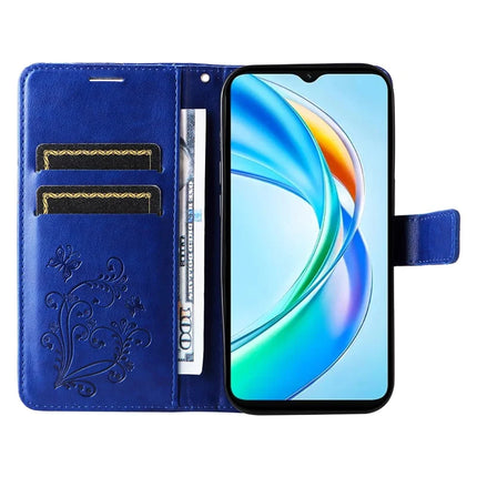 For Honor X5b / X5b Plus Case Butterfly Leather Phone Cover