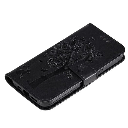 For Honor X5b / X5b Plus Case Cat Tree Pattern Flip Leather Phone Cover