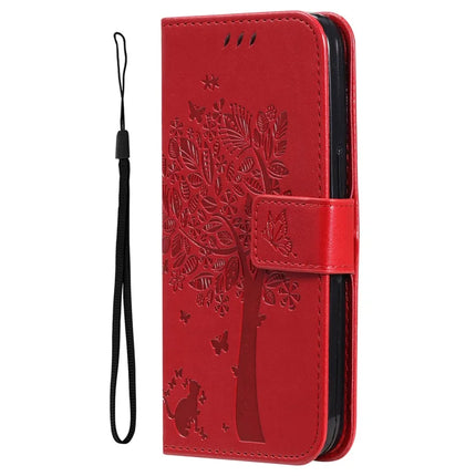 For Honor X5b / X5b Plus Case Cat Tree Pattern Flip Leather Phone Cover
