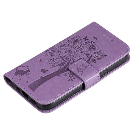 For Honor X5b / X5b Plus Case Cat Tree Pattern Flip Leather Phone Cover