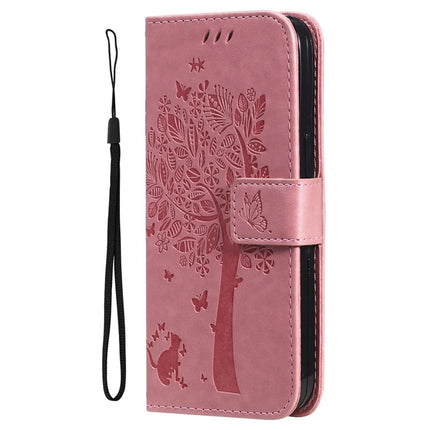 For Honor X5b / X5b Plus Case Cat Tree Pattern Flip Leather Phone Cover