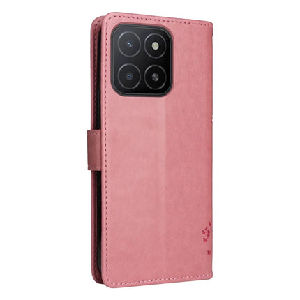 For Honor X5b / X5b Plus Case Cat Tree Pattern Flip Leather Phone Cover
