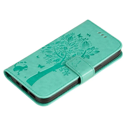 For Honor X5b / X5b Plus Case Cat Tree Pattern Flip Leather Phone Cover