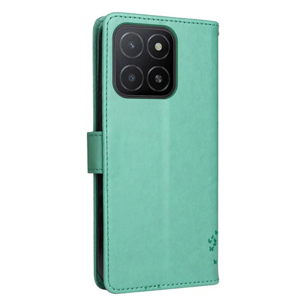 For Honor X5b / X5b Plus Case Cat Tree Pattern Flip Leather Phone Cover