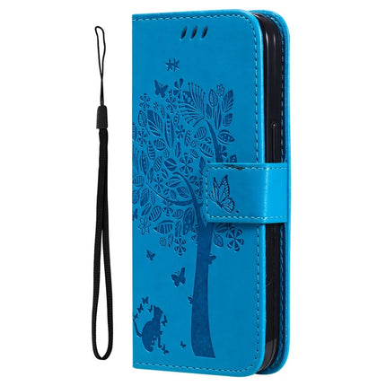 For Honor X5b / X5b Plus Case Cat Tree Pattern Flip Leather Phone Cover