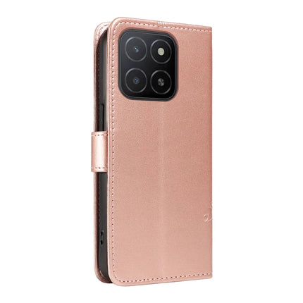 For Honor X5b / X5b Plus Case Flower Pattern PU Leather Wallet Phone Cover