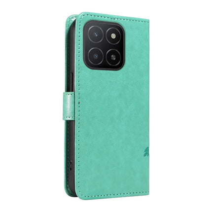 For Honor X5b / X5b Plus Case Flower Pattern PU Leather Wallet Phone Cover