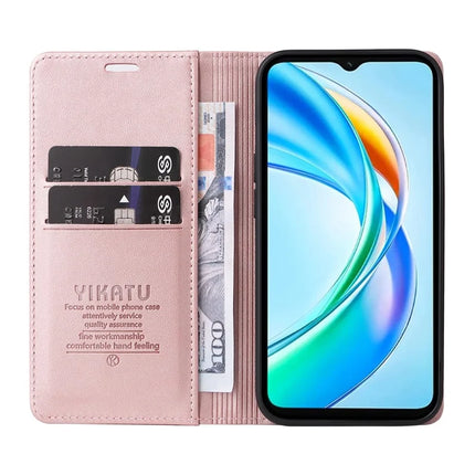 YIKATU YK-001 For Honor X5b / X5b Plus Stand Case Leather Phone Cover
