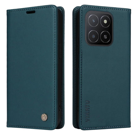 YIKATU YK-001 For Honor X5b / X5b Plus Stand Case Leather Phone Cover - Green