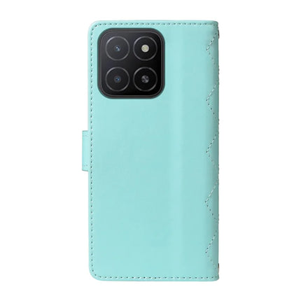 For Honor X5b / X5b Plus Wallet Case Rhombus Leather Phone Cover
