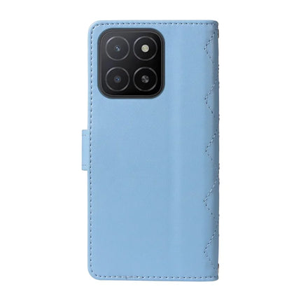 For Honor X5b / X5b Plus Wallet Case Rhombus Leather Phone Cover