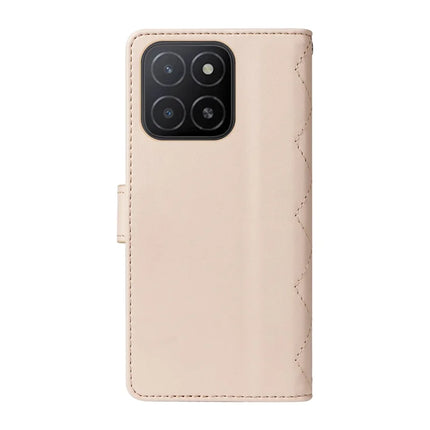 For Honor X5b / X5b Plus Wallet Case Rhombus Leather Phone Cover