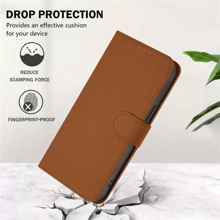For Samsung Galaxy A05 4G Case Solid Color Wallet Leather Phone Cover with Strap