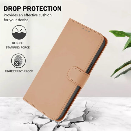 For Samsung Galaxy A05 4G Case Solid Color Wallet Leather Phone Cover with Strap
