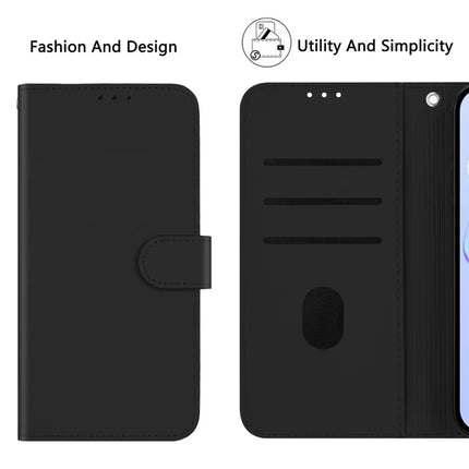 For Samsung Galaxy A05s 4G Case Solid Color Wallet Leather Phone Cover with Strap