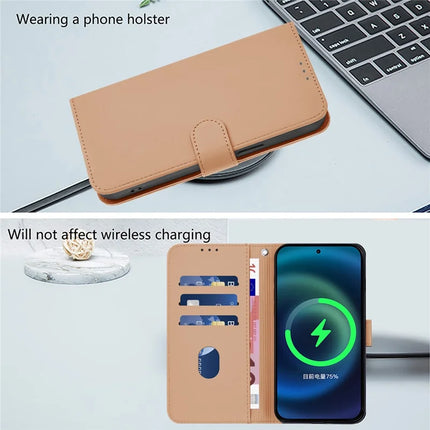 For Samsung Galaxy A05s 4G Case Solid Color Wallet Leather Phone Cover with Strap