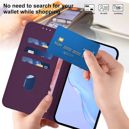 For Samsung Galaxy A06 Case Solid Color Wallet Leather Phone Cover with Strap