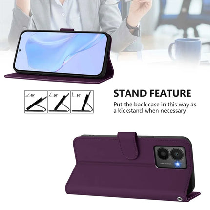 For HMD Fusion 5G Case Solid Color Wallet Leather Phone Cover with Strap