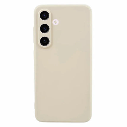 For Samsung Galaxy A36 5G Case Precise Cut-Outs Straight Edge TPU Shockproof Phone Cover - White