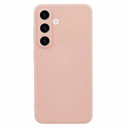 For Samsung Galaxy A36 5G Case Precise Cut-Outs Straight Edge TPU Shockproof Phone Cover - Pink