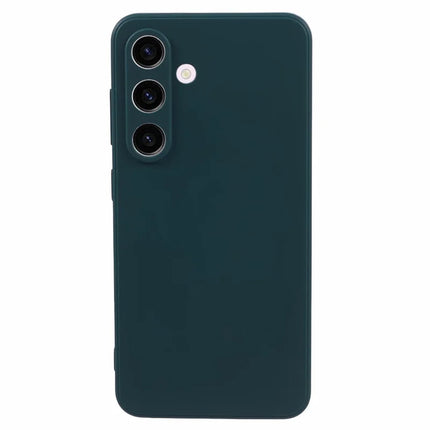 For Samsung Galaxy A36 5G Case Precise Cut-Outs Straight Edge TPU Shockproof Phone Cover - Army Green