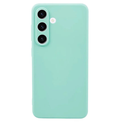 For Samsung Galaxy A36 5G Case Precise Cut-Outs Straight Edge TPU Shockproof Phone Cover - Baby Blue
