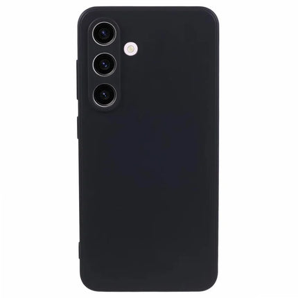 For Samsung Galaxy A36 5G Case Precise Cut-Outs Straight Edge TPU Shockproof Phone Cover - Black