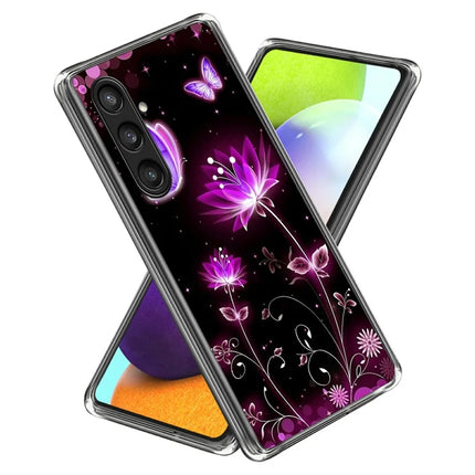 For Samsung Galaxy A16 4G  /  5G Case Pattern Printing TPU Phone Back Cover - Pink Lotus
