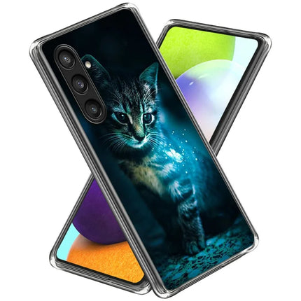 For Samsung Galaxy A56 5G Case Pattern Printing TPU Phone Back Cover - Cat