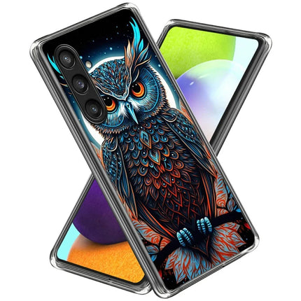 For Samsung Galaxy A56 5G Case Pattern Printing TPU Phone Back Cover - Owl