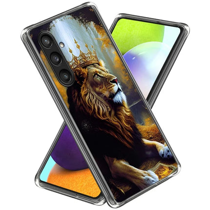 For Samsung Galaxy A56 5G Case Pattern Printing TPU Phone Back Cover - Lion King