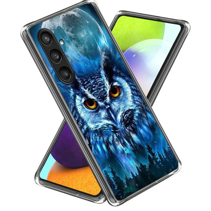 For Samsung Galaxy A56 5G Case Pattern Printing TPU Phone Back Cover - Forest Owl