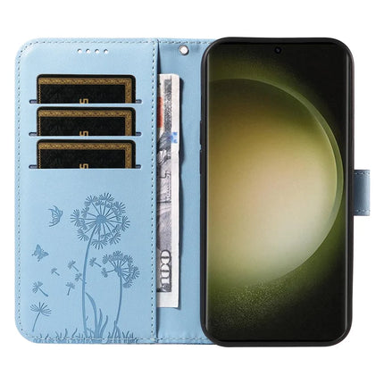 For Samsung Galaxy S23 Ultra Leather Case Wallet Phone Cover Dandelion Imprint