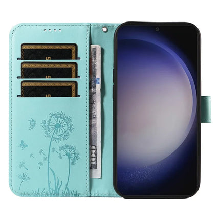 For Samsung Galaxy S23 FE Leather Case Wallet Phone Cover Dandelion Imprint