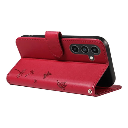 For Samsung Galaxy S23 FE Leather Case Wallet Phone Cover Dandelion Imprint