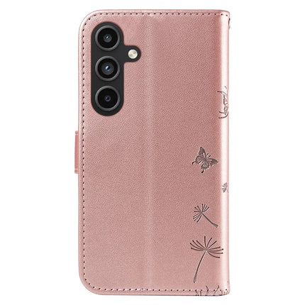 For Samsung Galaxy S23 FE Leather Case Wallet Phone Cover Dandelion Imprint