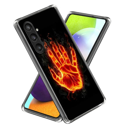 For Samsung Galaxy A56 5G TPU Case Pattern Printing Mobile Phone Back Cover - Style D