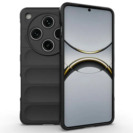 For Oppo Find X8 5G Case Anti-Drop Soft TPU Rugged Phone Back Cover - Black