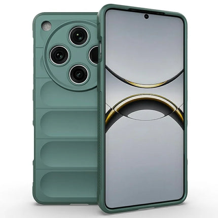 For Oppo Find X8 5G Case Anti-Drop Soft TPU Rugged Phone Back Cover - Green